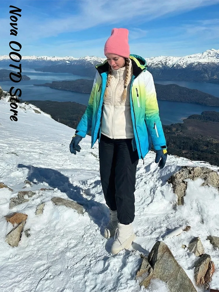 Ski Pants Waterproof - Women's Winter Ombre Ski Jacket &