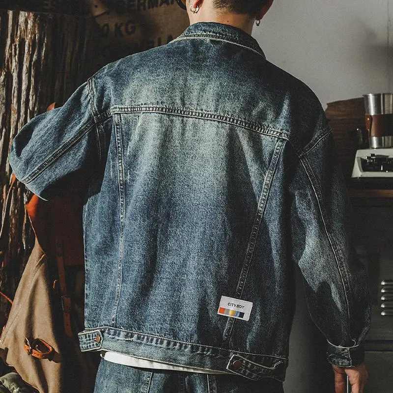 Trendy Loose Denim Jackets Man - огляд і ціна Winter Clothing Men Style