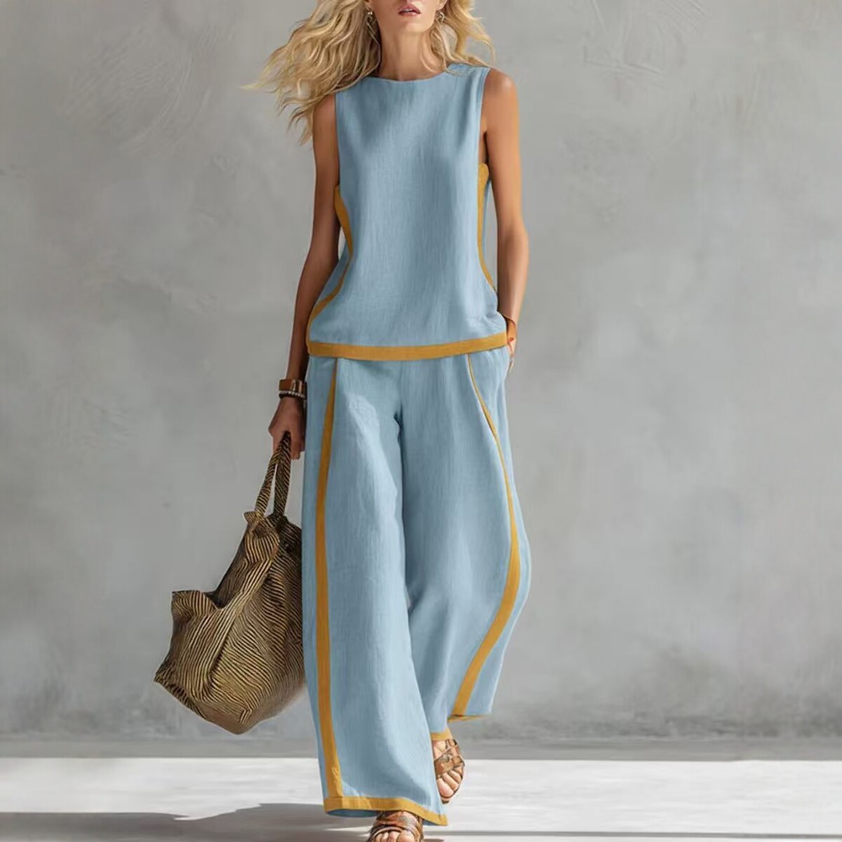 Simple Stripe Print Women's Su - огляд і ціна Winter Clothing Sale