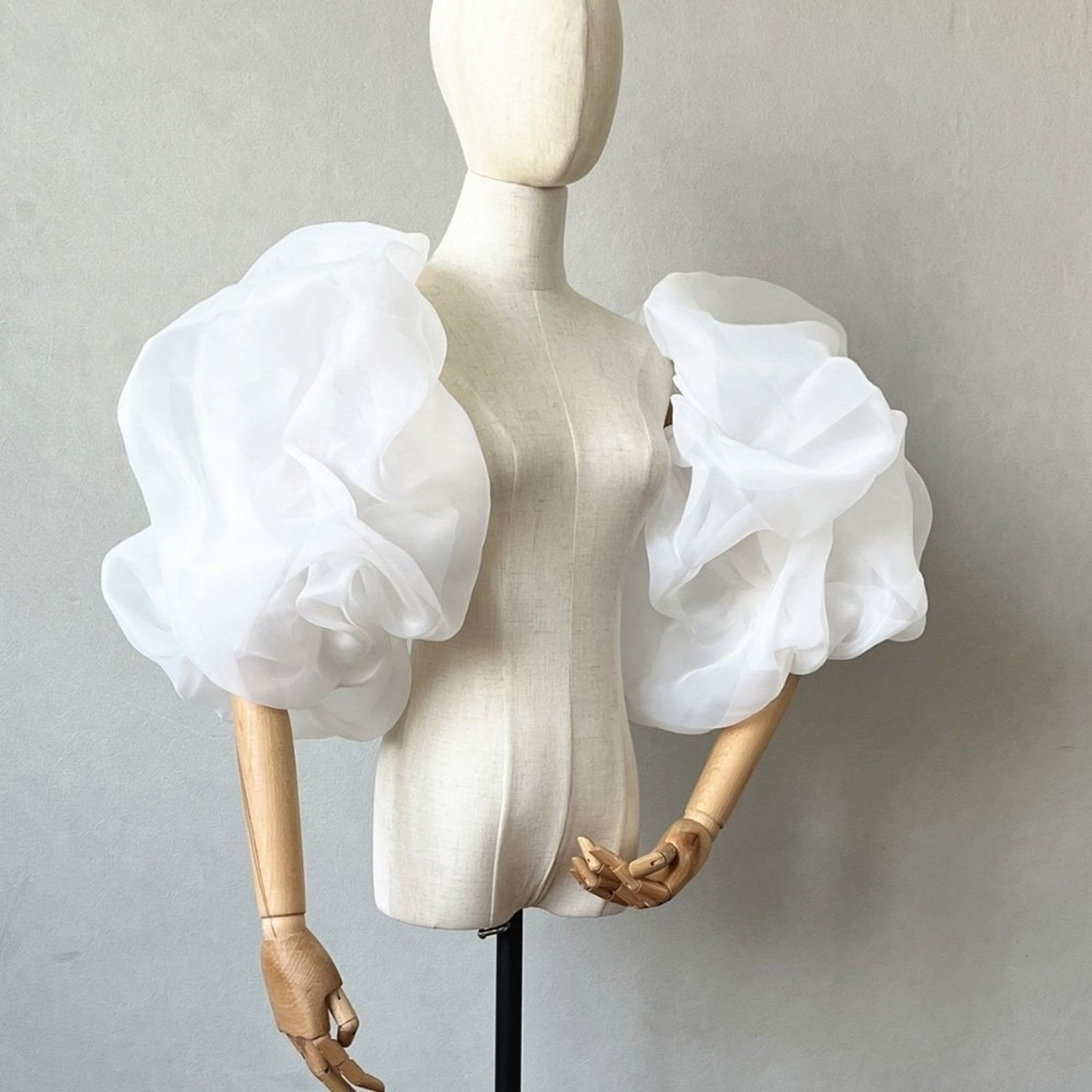 Stylish Puffy Bridal Sleeves O - огляд і ціна Winter Clothing Ladies
