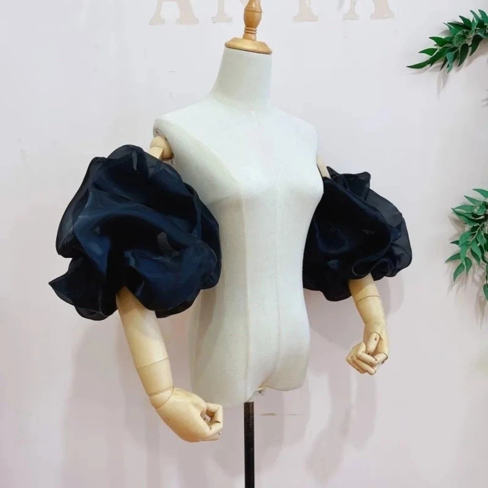 Stylish Puffy Bridal Sleeves O - огляд і ціна Winter Clothing Ladies