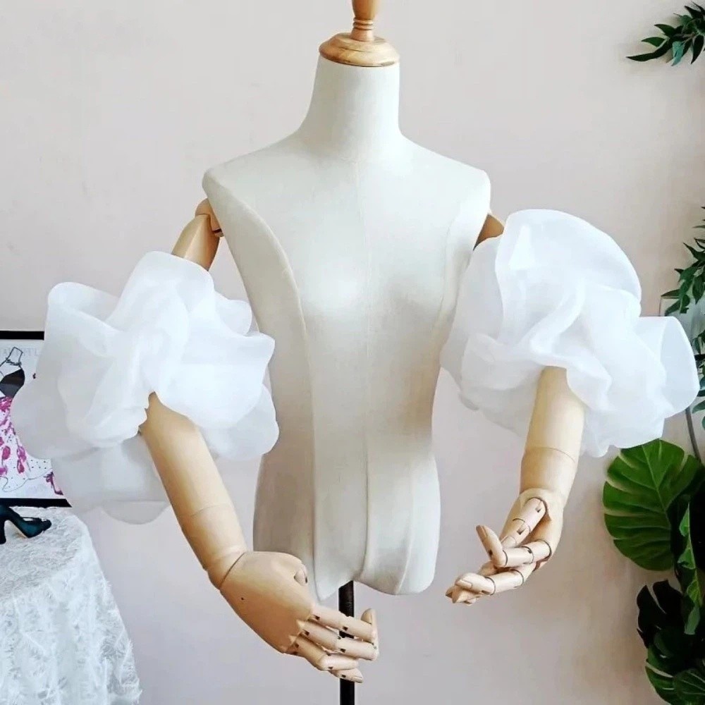 Stylish Puffy Bridal Sleeves O - огляд і ціна Winter Clothing Ladies