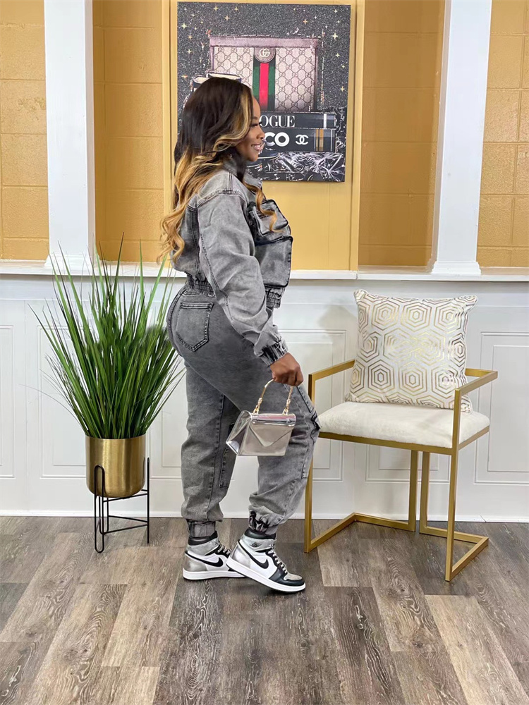 Wmstar Denim Two Piece Set Wom - огляд і ціна Winter Clothing Sale
