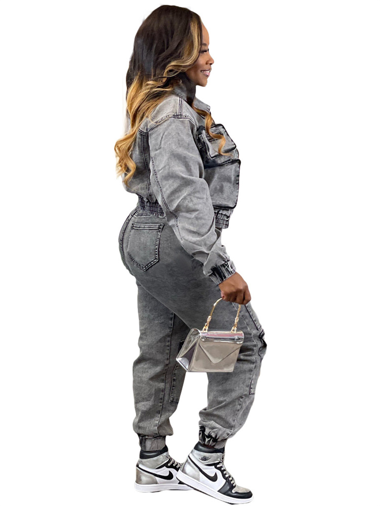 Wmstar Denim Two Piece Set Wom - огляд і ціна Winter Clothing Sale