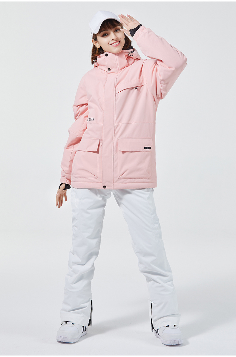 10K Pure White Ski Suit for Wo - огляд і ціна Ski Pants Waterproof