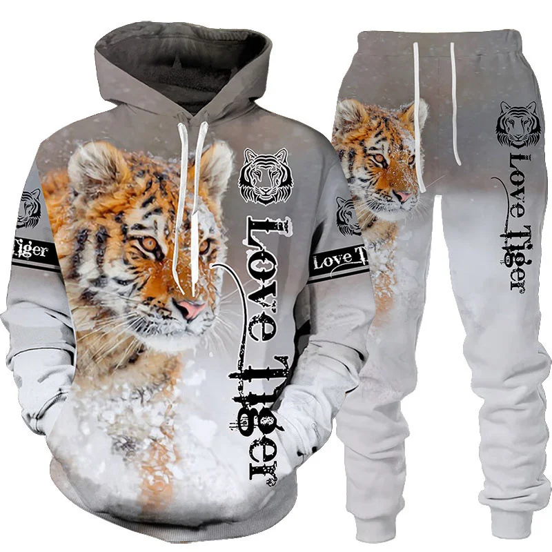 New Animal 3D Tiger Printed Ho - огляд і ціна Winter Clothing Men Style
