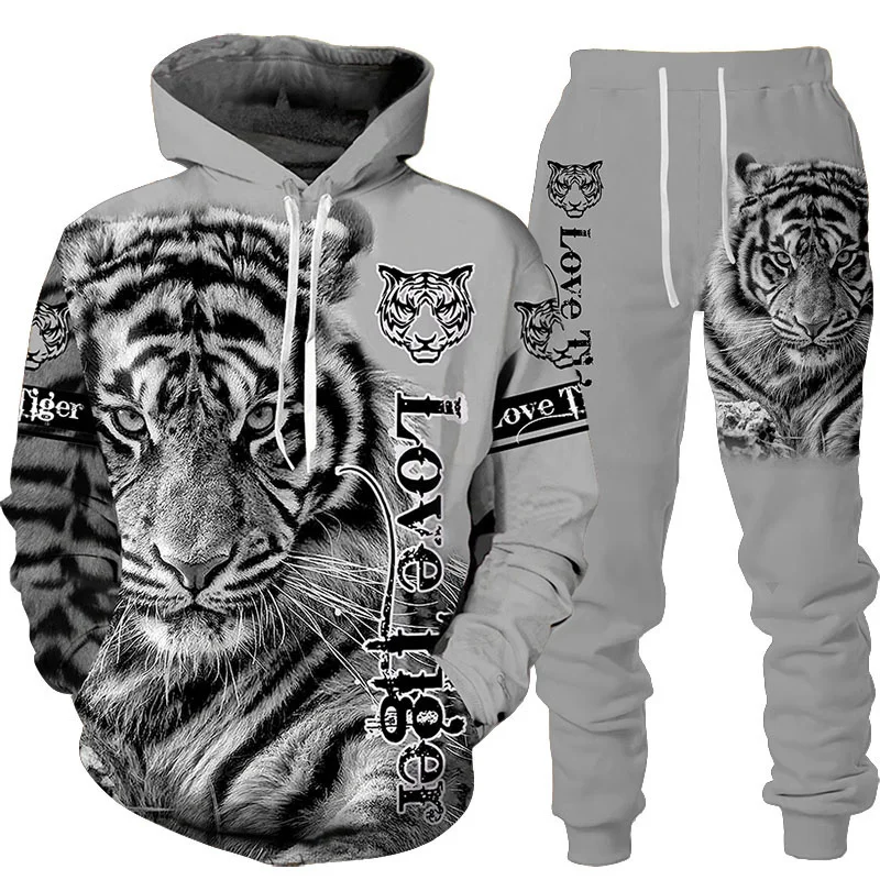 New Animal 3D Tiger Printed Ho - огляд і ціна Winter Clothing Men Style