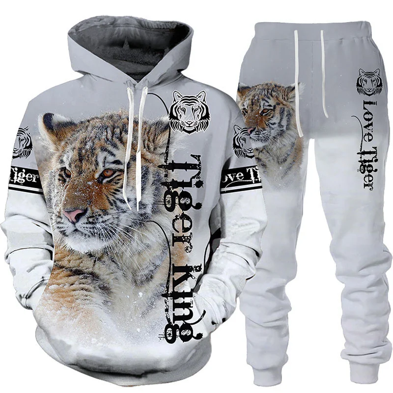 New Animal 3D Tiger Printed Ho - огляд і ціна Winter Clothing Men Style