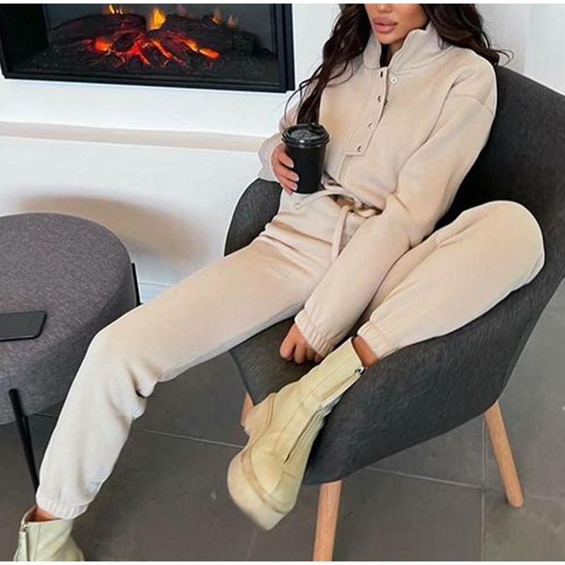 Casual Stand Collar Jumpsuits  - огляд і ціна Winter Clothing Sale