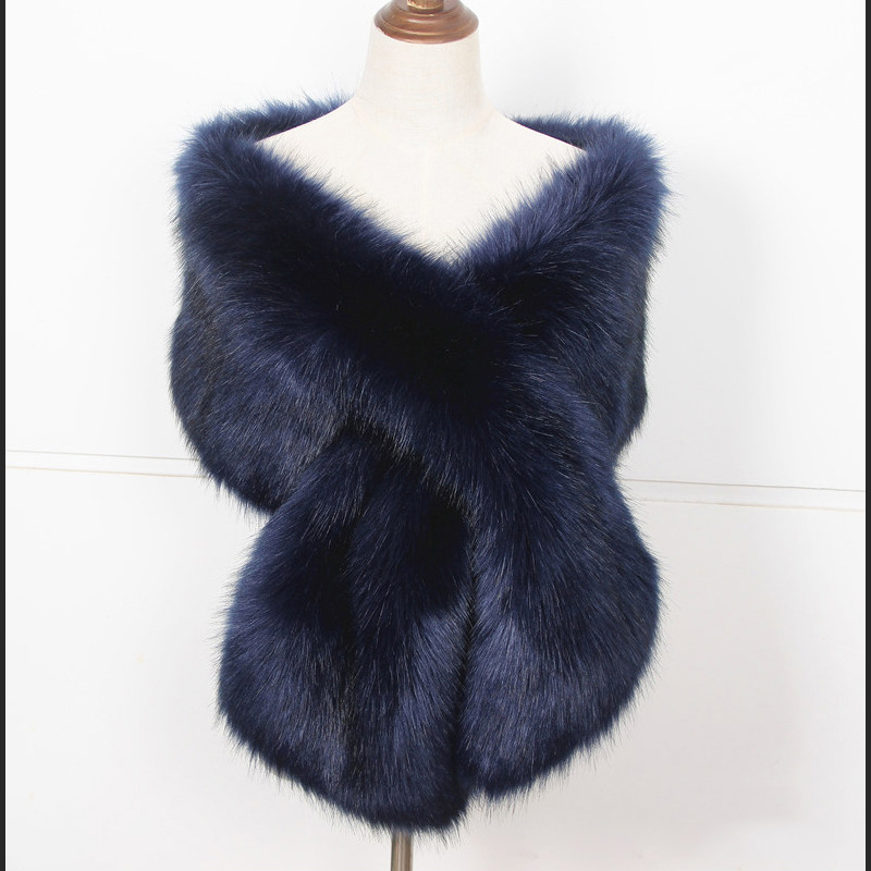 Faux Fox Fur Women Wraps Long  - огляд і ціна Winter Clothing Ladies