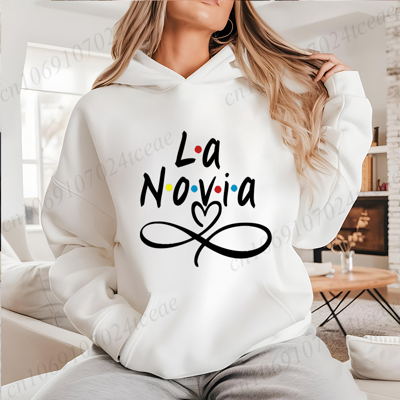 La Novia Graphic Hoodie for No - огляд і ціна Winter Clothing In Spanish
